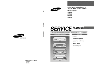 Samsung svr649  Samsung Video SVR-649 svr649.djvu