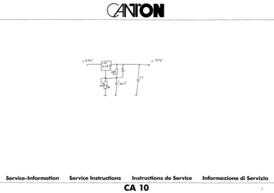 CANTON ca10 schaltbild  . Rare and Ancient Equipment CANTON CA10 canton_ca10_schaltbild.zip