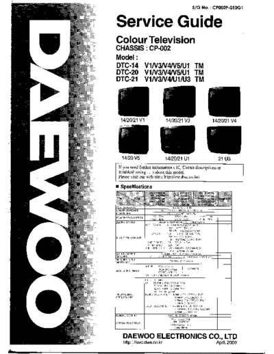 Daewoo CP002  Daewoo TV daewoo_CP002.zip