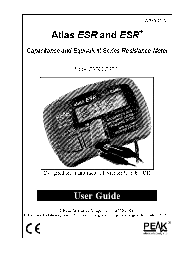 PEAK esr70 userguide en  . Rare and Ancient Equipment PEAK ESR70 esr70_userguide_en.pdf