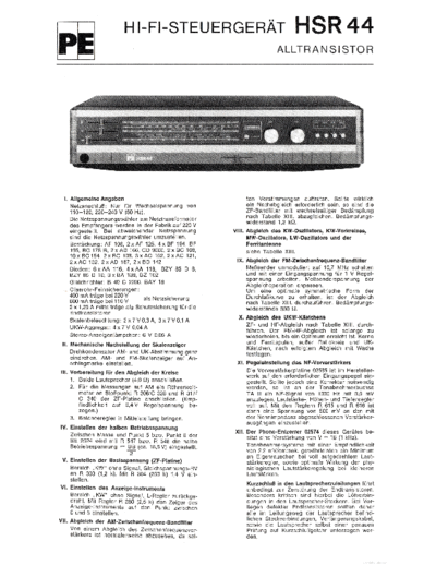 PEPERTUUM EBNER hfe perpetuum-ebner hsr 44 service info de  . Rare and Ancient Equipment PEPERTUUM EBNER HSR 44 hfe_perpetuum-ebner_hsr_44_service_info_de.pdf