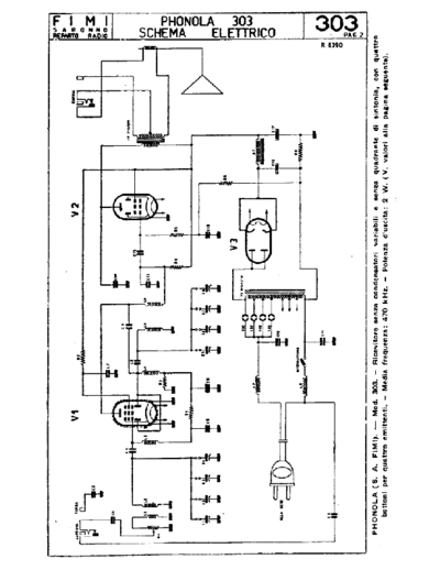 PHONOLA 303  . Rare and Ancient Equipment PHONOLA Audio Phonola 303.pdf