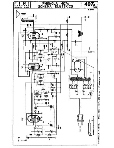 PHONOLA Phonola 407A  . Rare and Ancient Equipment PHONOLA Audio Phonola 407A.pdf