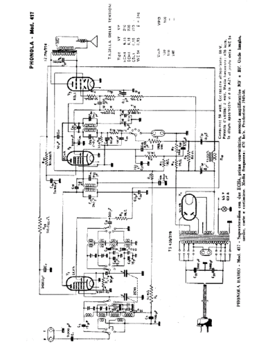 PHONOLA Phonola 417  . Rare and Ancient Equipment PHONOLA Audio Phonola 417.pdf