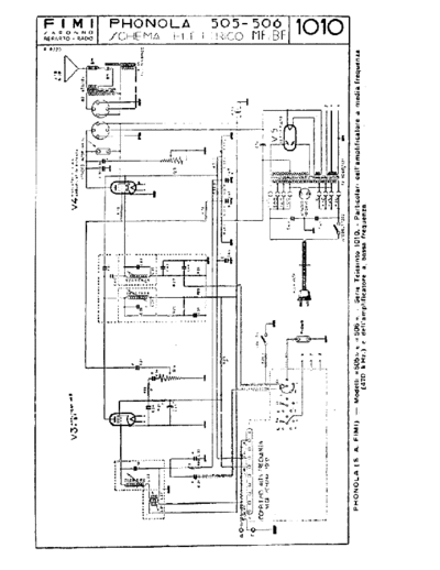 PHONOLA Phonola 505 506 IF and LF unit  . Rare and Ancient Equipment PHONOLA Audio Phonola 505 506 IF and LF unit.pdf