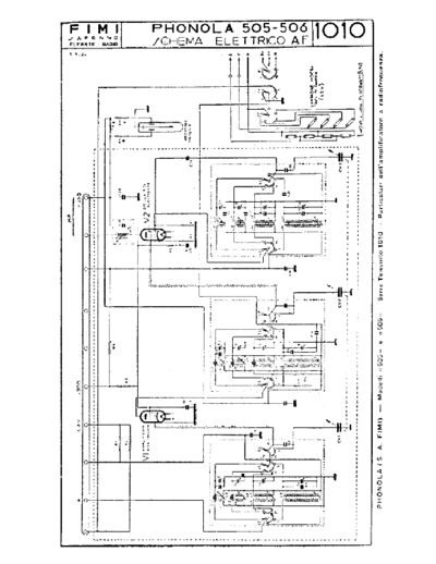 PHONOLA Phonola 505 506 RF unit  . Rare and Ancient Equipment PHONOLA Audio Phonola 505 506 RF unit.pdf