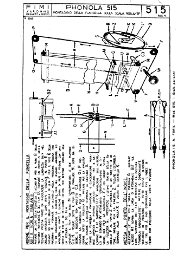 PHONOLA Phonola 515 tuning cord  . Rare and Ancient Equipment PHONOLA Audio Phonola 515 tuning cord.pdf