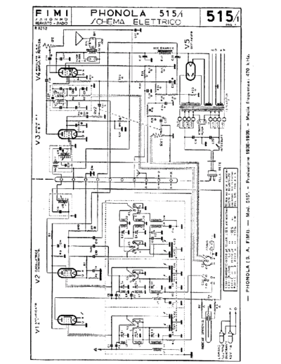 PHONOLA Phonola 515-1  . Rare and Ancient Equipment PHONOLA Audio Phonola 515-1.pdf