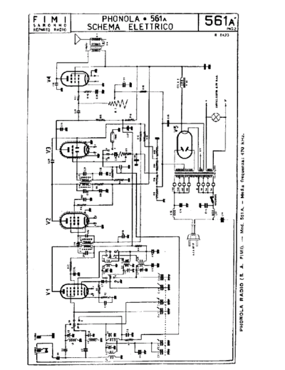 PHONOLA Phonola 561A  . Rare and Ancient Equipment PHONOLA Audio Phonola 561A.pdf