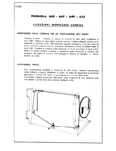 PHONOLA 643 647 649 655 tuning cord  . Rare and Ancient Equipment PHONOLA Audio Phonola 643 647 649 655 tuning cord.pdf