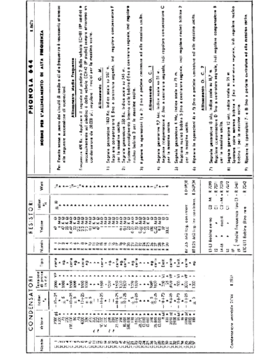 PHONOLA Phonola 644 components  . Rare and Ancient Equipment PHONOLA Audio Phonola 644 components.pdf