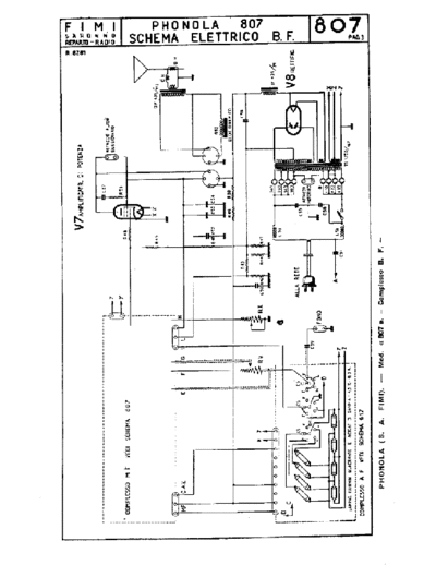 PHONOLA Phonola 807 LF unit  . Rare and Ancient Equipment PHONOLA Audio Phonola 807 LF unit.pdf