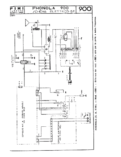 PHONOLA Phonola 900 LF unit  . Rare and Ancient Equipment PHONOLA Audio Phonola 900 LF unit.pdf