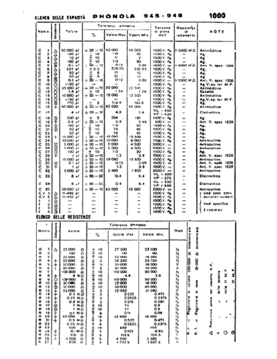 PHONOLA 945 946 components  . Rare and Ancient Equipment PHONOLA Audio Phonola 945 946 components.pdf