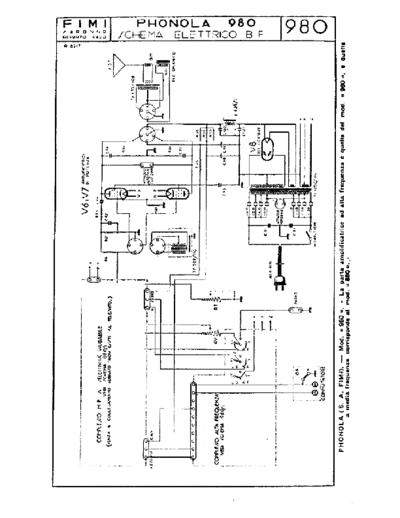 PHONOLA Phonola 980 LF unit  . Rare and Ancient Equipment PHONOLA Audio Phonola 980 LF unit.pdf