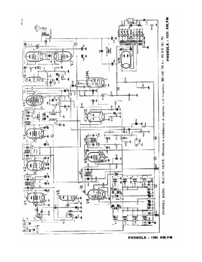 PHONOLA Phonola 1101 AM-FM  . Rare and Ancient Equipment PHONOLA Audio Phonola 1101 AM-FM.pdf