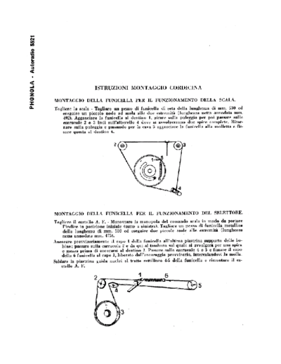 PHONOLA Phonola 5521 tuning cord  . Rare and Ancient Equipment PHONOLA Audio Phonola 5521 tuning cord.pdf