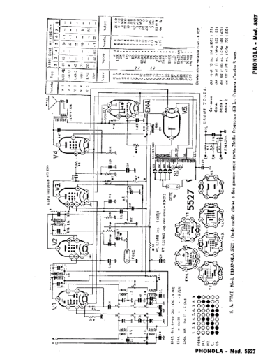 PHONOLA Phonola 5527  . Rare and Ancient Equipment PHONOLA Audio Phonola 5527.pdf