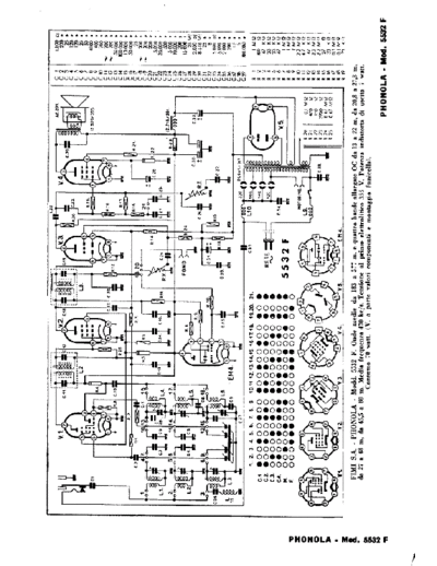 PHONOLA Phonola 5532F  . Rare and Ancient Equipment PHONOLA Audio Phonola 5532F.pdf