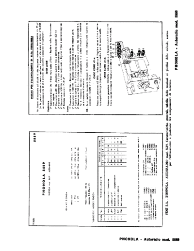 PHONOLA Phonola 5559 alignement  . Rare and Ancient Equipment PHONOLA Audio Phonola 5559 alignement.pdf