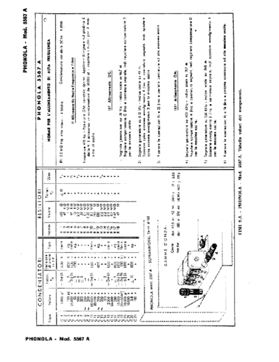 PHONOLA Phonola 5567A components  . Rare and Ancient Equipment PHONOLA Audio Phonola 5567A components.pdf