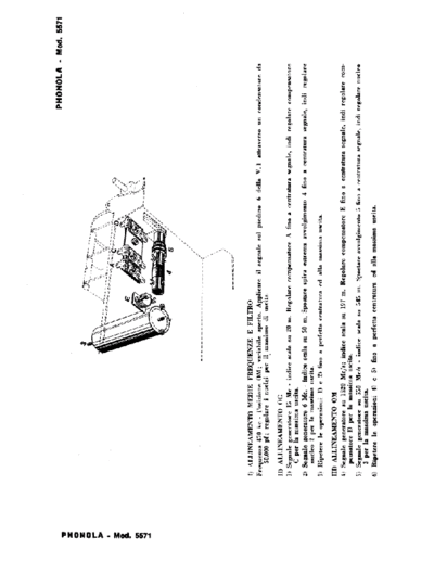 PHONOLA 5571 alignement  . Rare and Ancient Equipment PHONOLA Audio Phonola 5571 alignement.pdf