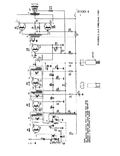 PHONOLA T601  . Rare and Ancient Equipment PHONOLA Audio Phonola T601.pdf