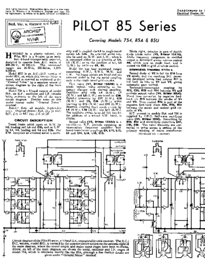 PILOT (US) Pilot 754  . Rare and Ancient Equipment PILOT (US) 85A Pilot_754.pdf