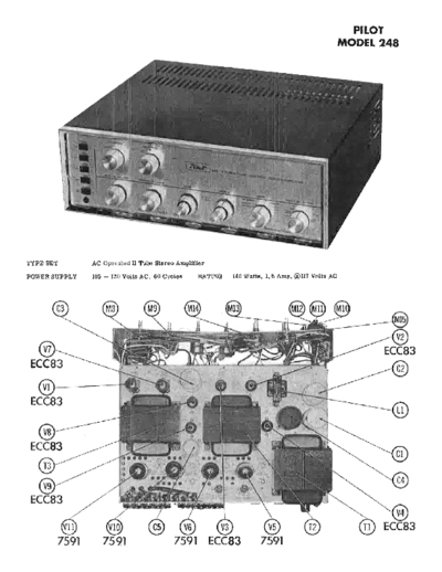 PILOT (US) hfe pilot 248 service info  . Rare and Ancient Equipment PILOT (US) 248 hfe_pilot_248_service_info.pdf