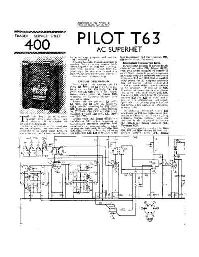 PILOT (US) Pilot T63  . Rare and Ancient Equipment PILOT (US) T63 Pilot_T63.pdf