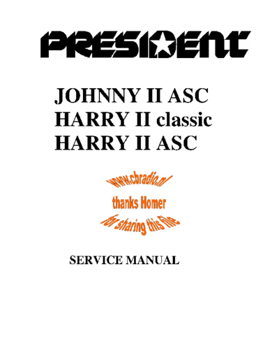 PRESIDENT johnny 2 asc harry 2 classic harry 2 asc sm (1)  . Rare and Ancient Equipment PRESIDENT HARRY 2 ASC president_johnny_2_asc_harry_2_classic_harry_2_asc_sm (1).pdf