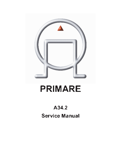 PRIMARE primare a34.2 pwr amplifier  . Rare and Ancient Equipment PRIMARE A34.2 primare_a34.2_pwr_amplifier.pdf