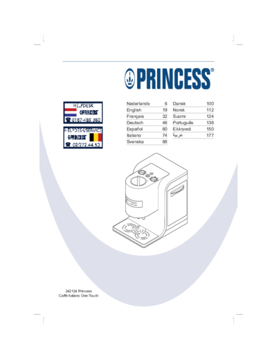 . Rare and Ancient Equipment 242124  . Rare and Ancient Equipment PRINCESS User manuals 242124.pdf