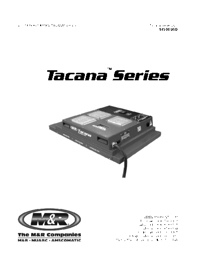 PRINTEX Tacana Series-Manual (14 July 2009)  . Rare and Ancient Equipment PRINTEX MANUALS Tacana Series-Manual (14 July 2009).pdf