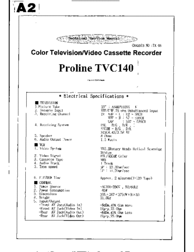 PROLINE proline  tvc140  . Rare and Ancient Equipment PROLINE TV proline__tvc140.pdf