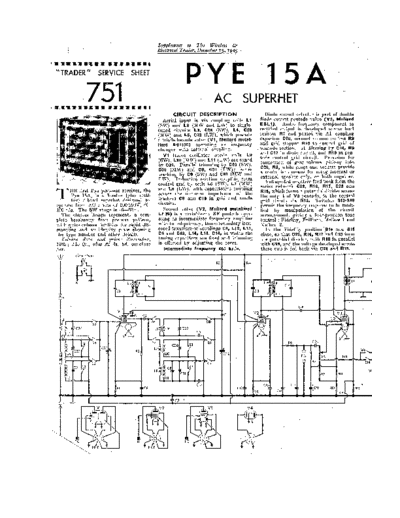 PYE (GB) Pye 15A  . Rare and Ancient Equipment PYE (GB) 15A Pye_15A.pdf
