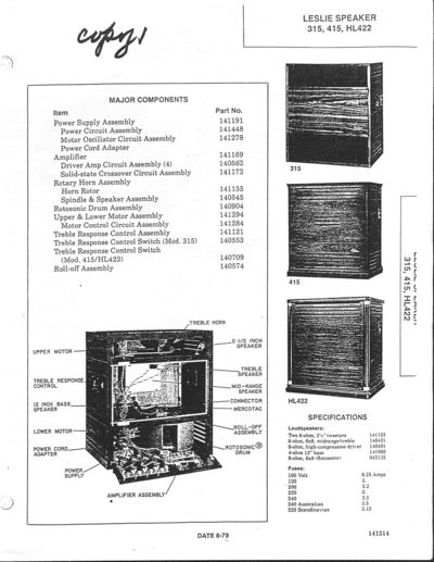 . Various Leslie 315 Manual  . Various SM scena Hammond Leslie_315_Manual.zip