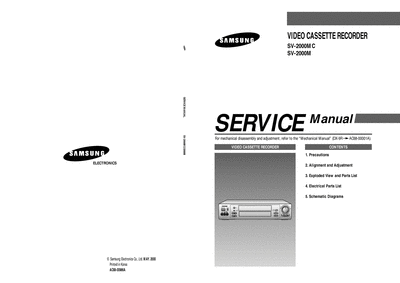 Samsung sv-2000m xev  Samsung Video SV-2000M sv-2000m_xev.djvu