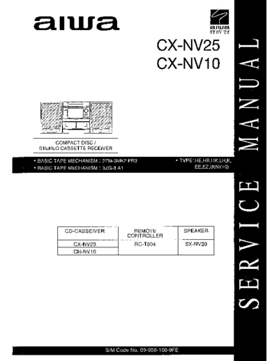 AIWA CX-NV25v.1 U0043347U  AIWA Audio CX-NV25 Aiwa CX-NV25v.1_U0043347U.rar