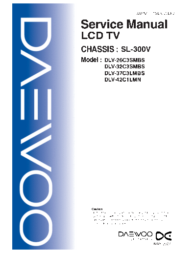 Daewoo TSL300VEF2  Daewoo LCD SL300V TSL300VEF2.rar
