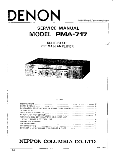 DENON pma717  DENON Audio PMA-717 denon pma717.rar