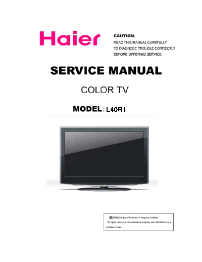 HAIER HAIER+HL40R1+lcd  HAIER LCD HL40R1 HAIER+HL40R1+lcd.rar