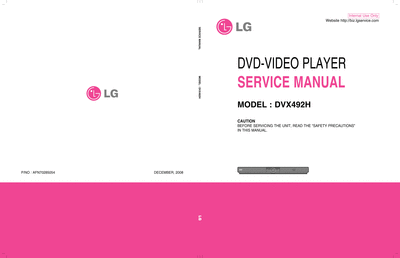 LG dvx492h sm  LG DVD Video DVX-492H lg_dvx492h_sm.djvu