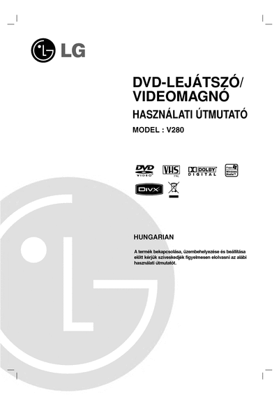 LG v280  LG DVD Video V280 lg_v280.djvu