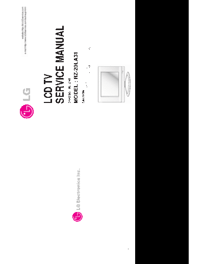 LG LG lcd RZ-20LA31  LG LCD RZ-20LA31 LG_lcd_RZ-20LA31.rar