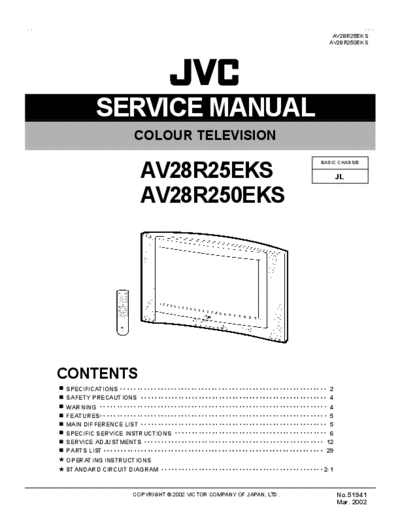 LG JVC av-28r250  LG TV av-28r250 JVC_av-28r250.rar