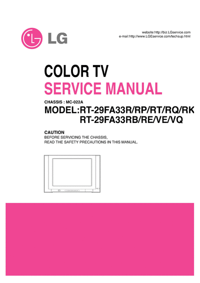 LG RT-29FA33RQ  LG TV RT-29FA33RQ LG RT-29FA33RQ.djvu