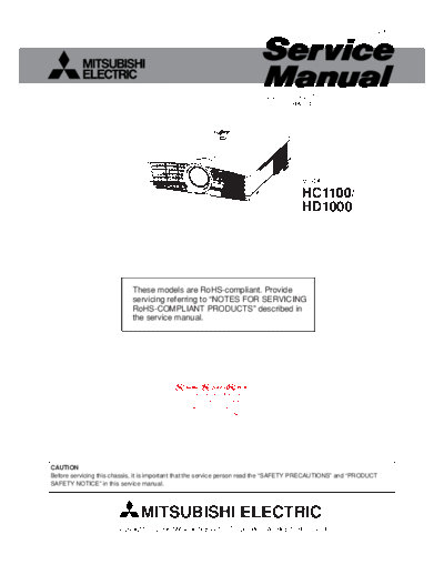 MITSUBISHI HC-1100 HD-1000.part2  MITSUBISHI Projector HC-1100 HC-1100_HD-1000.part2.rar