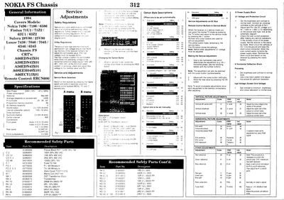 NOKIA chassis fs  NOKIA TV FS chassis nokia chassis fs.djvu