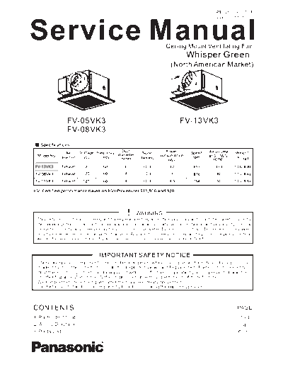 panasonic whispersense senselite en sm  panasonic Airco FV-05VK3 whispersense_senselite_en_sm.pdf